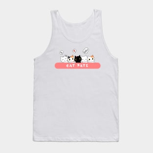 cat pate, cute cat Tank Top